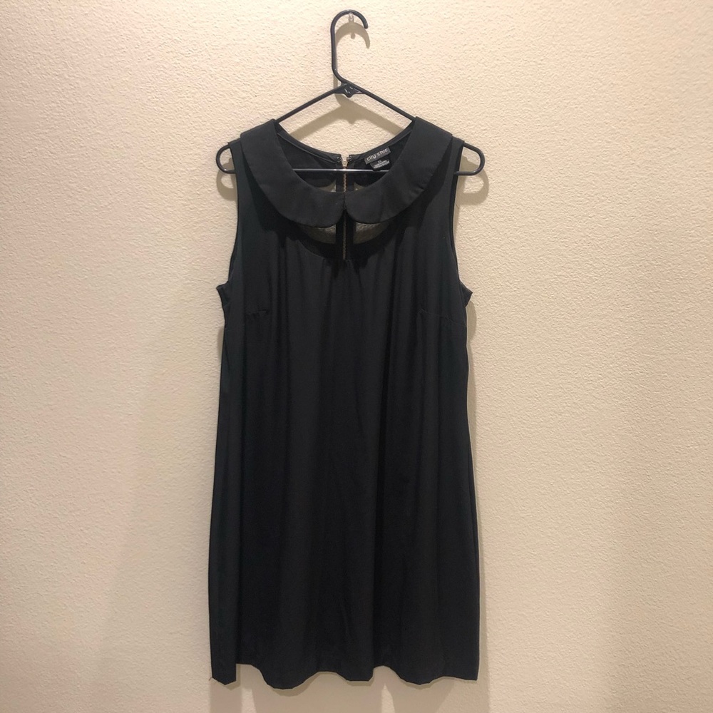 Collared Little Black Dress